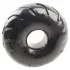 Pulselock Forge - anneau pénien en TPE noir à motif de roue (19 mm)