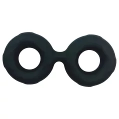   Pulselock Taur - double anneau pour pénis et testicules (noir) - 25 mm