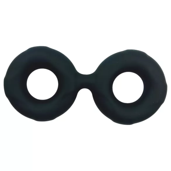 Pulselock Taur - double anneau pour pénis et testicules (noir) - 25 mm