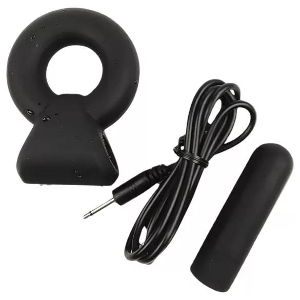 Pulselock Vantr - anneau pénien vibrant rechargeable (noir) - 25 mm