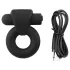 Pulselock Vantr - anneau pénien vibrant rechargeable (noir) - 25 mm
