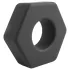 Pulselock Forge - anneau pénien en silicone en forme d’écrou (noir) - 22 mm