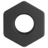 Pulselock Forge - anneau pénien en silicone en forme d’écrou (noir) - 22 mm