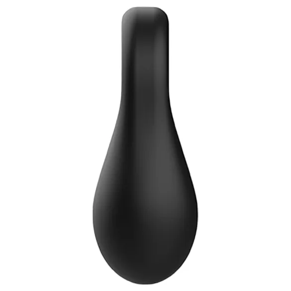 Pulselock Taur - anneau testiculaire en silicone avec billes lestées (noir)