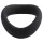 Pulselock Cocktura - anneau pénien torsadé en silicone (noir) - 5 cm