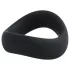 Pulselock Cocktura - anneau pénien torsadé en silicone (noir) - 5 cm