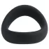 Pulselock Cocktura - anneau pénien torsadé en silicone (noir) - 5 cm
