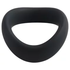   Pulselock Cocktura - anneau pénien torsadé en silicone (noir) - 47,5 mm