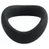 Pulselock Cocktura - anneau pénien torsadé en silicone (noir) - 47,5 mm