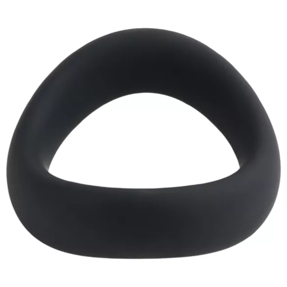 Pulselock Cocktura - anneau pénien torsadé en silicone (noir) - 47,5 mm