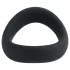 Pulselock Cocktura - anneau pénien torsadé en silicone (noir) - 47,5 mm