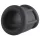 Pulselock Cocktura - anneau pénien en silicone nervuré (noir) - 30 mm