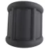 Pulselock Cocktura - anneau pénien en silicone nervuré (noir) - 30 mm