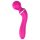 Lonely 2in1 - masseur et vibro G-point avec 3 embouts (rose)