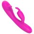 Vibrateur G-spot à batterie avec bras clitoridien (violet)