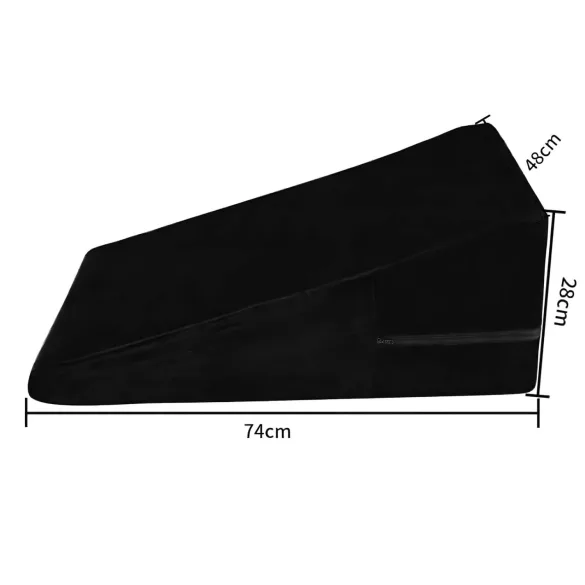 Coussin magique Desirel - coussin sexuel en forme de coin - grand (noir)