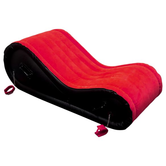 Magic Pillow - Meuble BDSM gonflable - avec menottes - grand (rouge)
