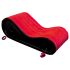 Magic Pillow - Meuble BDSM gonflable - avec menottes - grand (rouge)