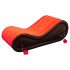 Magic Pillow - Meuble BDSM gonflable - avec menottes - grand (rouge)