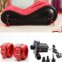 Magic Pillow - Meuble BDSM gonflable - avec menottes - grand (rouge)