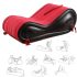 Magic Pillow - Meuble BDSM gonflable - avec menottes - grand (rouge)