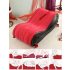 Magic Pillow - Meuble BDSM gonflable - avec menottes - grand (rouge)