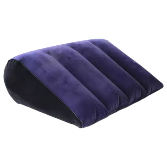 Coussin magique Desirel - coussin sexuel gonflable en forme de coin (violet foncé)