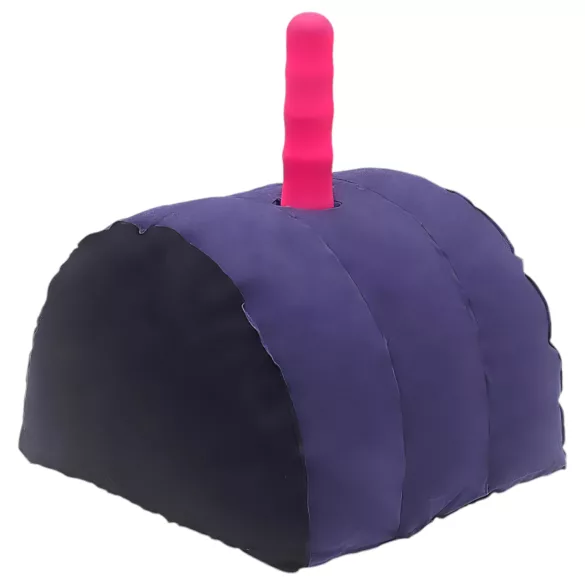 Coussin magique Desirel - Coussin sexuel gonflable avec support pour godemichet (violet)