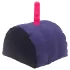 Coussin magique Desirel - Coussin sexuel gonflable avec support pour godemichet (violet)