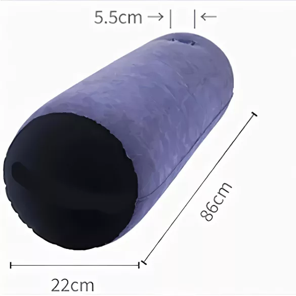 Oreiller Magique Desirel - coussin sexuel gonflable - cylindrique (violet)