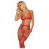 Mapalé - Ensemble de lingerie porte-jarretelles (rouge) - M/L