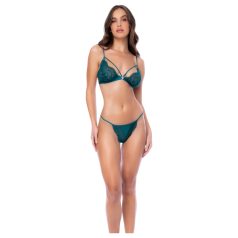 Mapalé - soutien-gorge et culotte à fleurs verts