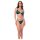 Ensemble lingerie floral à bretelles vertes - Mapalé