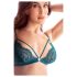 Ensemble lingerie floral à bretelles vertes - Mapalé