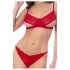 Mapalé - ensemble soutien-gorge ouvert (rouge)
