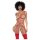 Mapalé - Ensemble soutien-gorge 3 pièces découpé (rouge-naturel) - (S/M)
