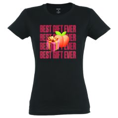 Meilleur Cadeau - T-shirt Femme (Noir)