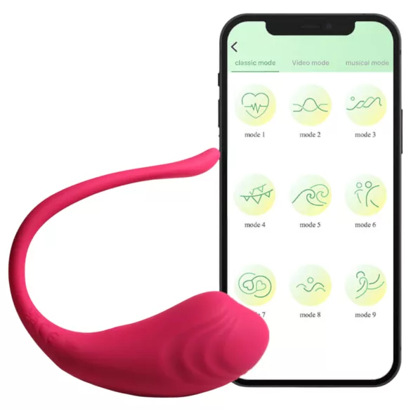 Funny Me - œuf vibrant connecté rechargeable - rose