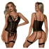JSY 030 - ensemble de lingerie lacé (noir)