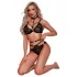 JSY 031 - ensemble de lingerie érotique (noir)