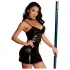 JSY 032 - ensemble babydoll - noir