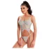 JSY 036 - ensemble de lingerie érotique (bleu)