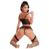 JSY 037 - ensemble de lingerie érotique - noir