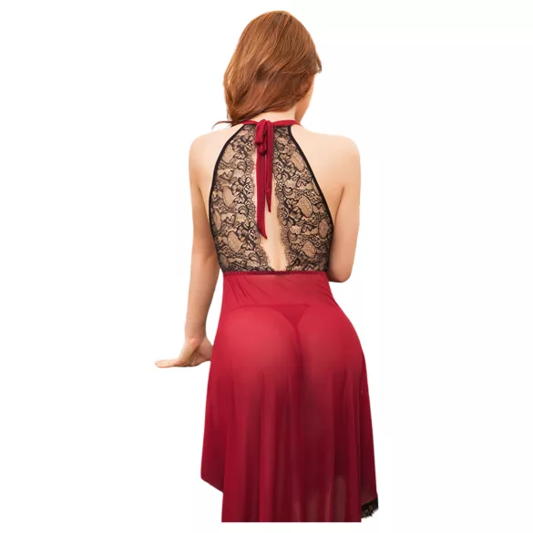 JSY 044 - ensemble babydoll (rouge)