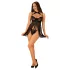 JSY 056 - ensemble babydoll - noir