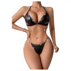 JSY 057 - ensemble de lingerie érotique - noir (L-XL)