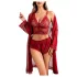 JSY 058 - ensemble de lingerie érotique - rouge (L-XL)