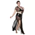 JSY 065 - ensemble babydoll noir (XL-2XL)