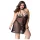 JSY 066 - ensemble babydoll noir (XL-2XL)