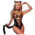 JSY 074 - costume de femme-chat (léopard et noir)